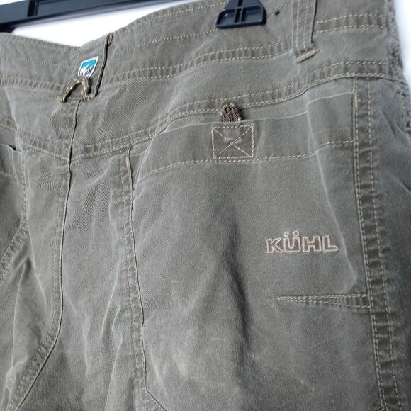 Kuhl army green shorts size 36 - Picture 6 of 8